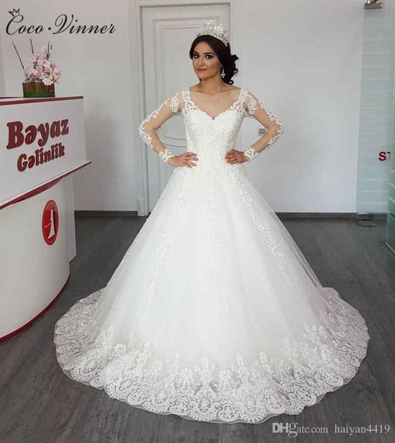 Sexy Vintage Deep V Neck Lace Wedding Dresses Long Illusion Sleeves Appliques Sweep Train Wedding Dress Bridal Gowns Robe de mariee, Pink
Sexy Vintage Deep V Neck Lace Wedding Dresses Long Illusion Sleeves Appliques Sweep Train Wedding Dress Bridal Gowns Robe de mariee, Pink