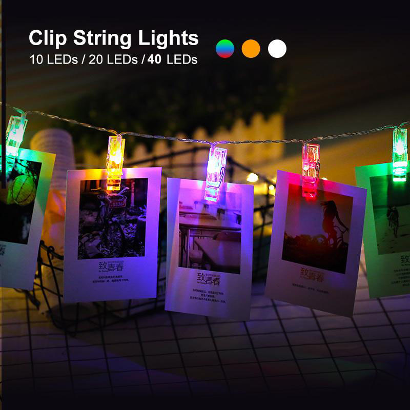 1.5M 3M 6M LED String lights For Christmas Party Wedding Home Decoration Photo Clip Holder Fairy light Battery
1.5M 3M 6M LED String lights For Christmas Party Wedding Home Decoration Photo Clip Holder Fairy light Battery