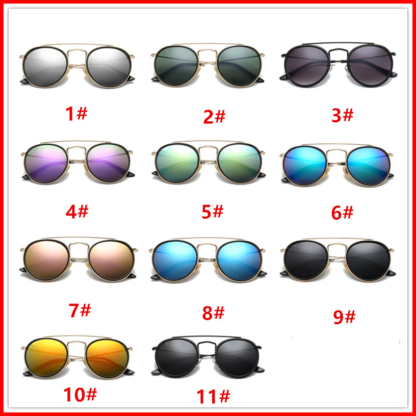 3647 Brand sunglasses men women fashion sun glasses Retro glasses brand design round frame uv400 Goggle Fashion retro glasses