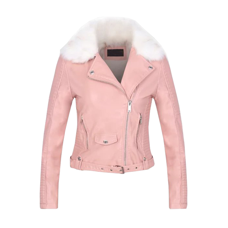 2018 Women Autumn Bomber Jackets Coat Pu Leather Jackets Jaqueta Feminina Tops For Women Coat Casaco Feminino Chaqueta Mujer