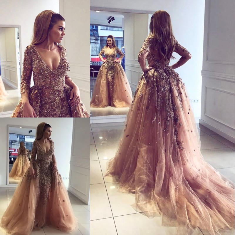 Enchantment Luxury Mermaid Prom Dress With Overskirt V-Neck Pearls Sequin Beads Long Sleeve Celebrity Dress Fashion Sexy Dubai Evening Dress, Dark green
Enchantment Luxury Mermaid Prom Dress With Overskirt V-Neck Pearls Sequin Beads Long Sleeve Celebrity Dress Fashion Sexy Dubai Evening Dress, Dark green