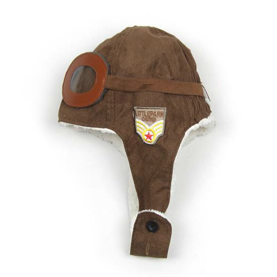 High Quality Fashion StyleNew Cute Baby Toddler Boy Girl Kids Pilot Aviator Cap Warm Hats Earflap Beanie Melee Hat Cartoon