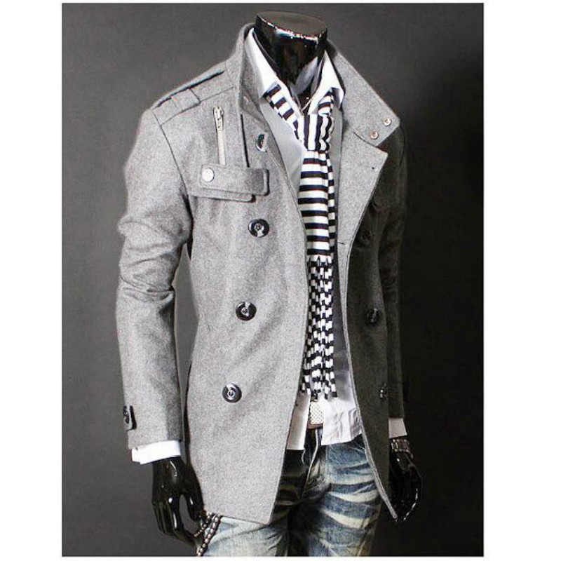 New Mens overcoat Designer Clothing Medium-long Trench long Coat Wool Jacket brand fashion Windbreaker Men Outerwear, Black
New Mens overcoat Designer Clothing Medium-long Trench long Coat Wool Jacket brand fashion Windbreaker Men Outerwear, Black