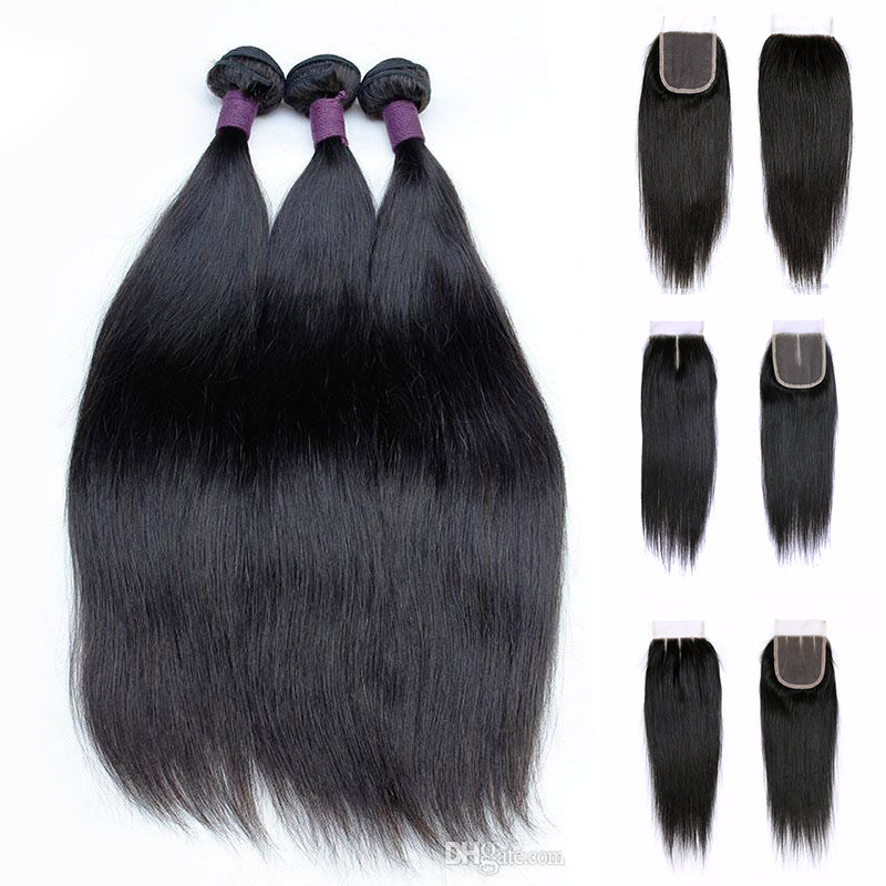 3 Bundles Silky Straight Brazilian Virgin Hair Extensions with 1pcs Top Lace Closure 4x4 Remy Human Hair Weaves Natural Color 10-30 Inch
3 Bundles Silky Straight Brazilian Virgin Hair Extensions with 1pcs Top Lace Closure 4x4 Remy Human Hair Weaves Natural Color 10-30 Inch