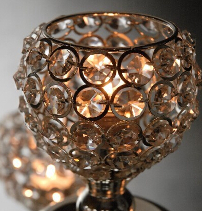 Candle Holders Crystal Globe 5 Lights Candelabra Holder Luxurious Centerpiece For Wedding Party Decoration Supplies