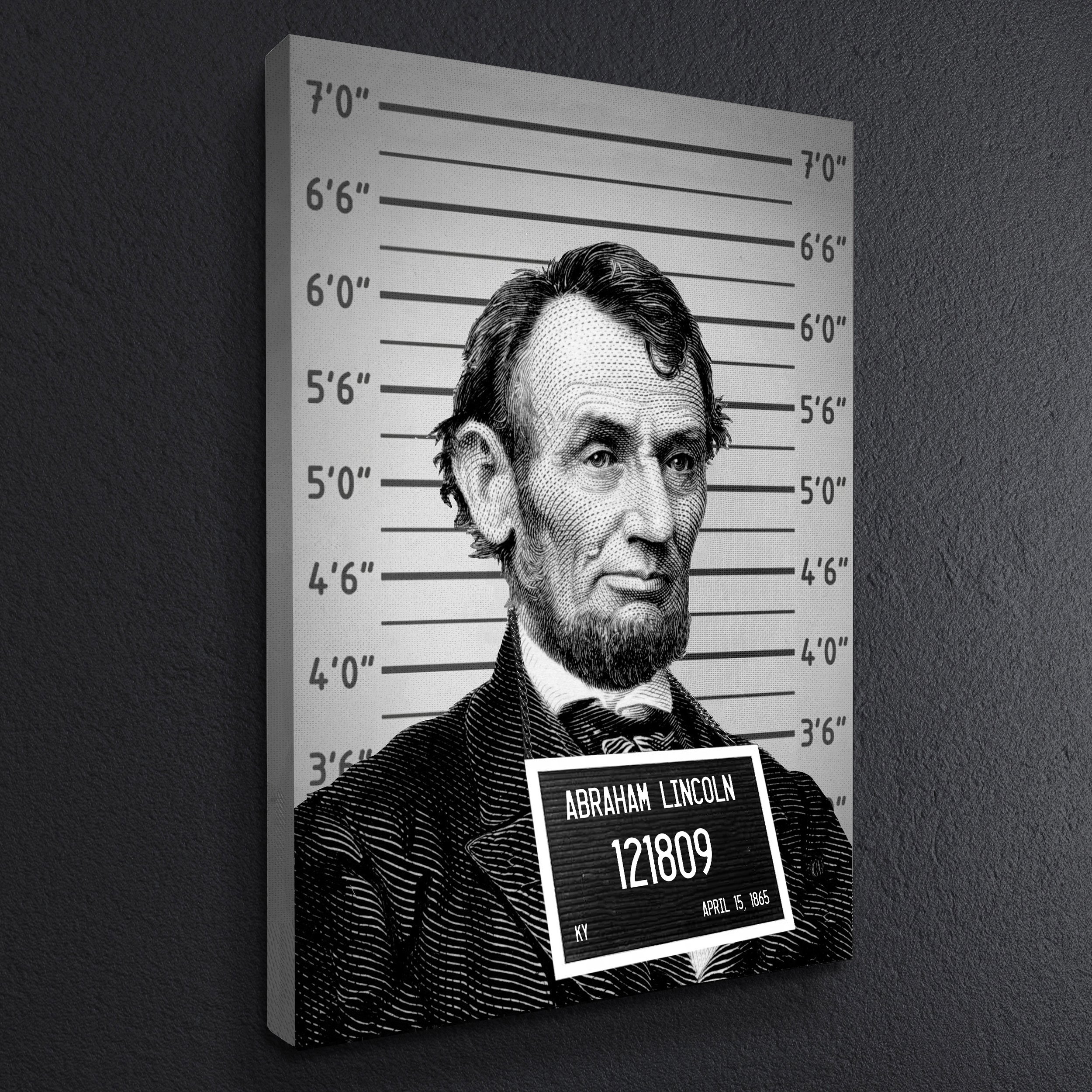 Unframed/Alec Monopoly "MUG SHOT MONEY ( ABRAHAM LINCOLN )",HD Canvas Print home decor wall art painting,office art culture
Unframed/Alec Monopoly "MUG SHOT MONEY ( ABRAHAM LINCOLN )",HD Canvas Print home decor wall art painting,office art culture