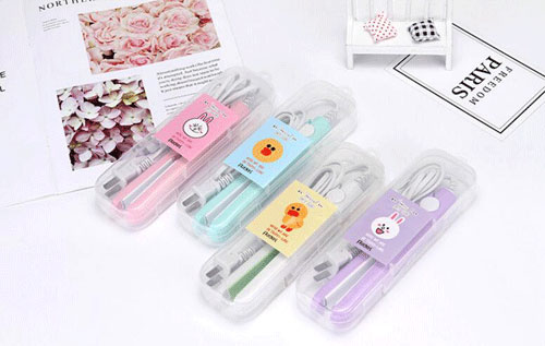 Mini hair straightener Portable Hair styling straighteners 2 in 1 Flat Corrugation hair soldering iron 110-220V Free shipping DHL