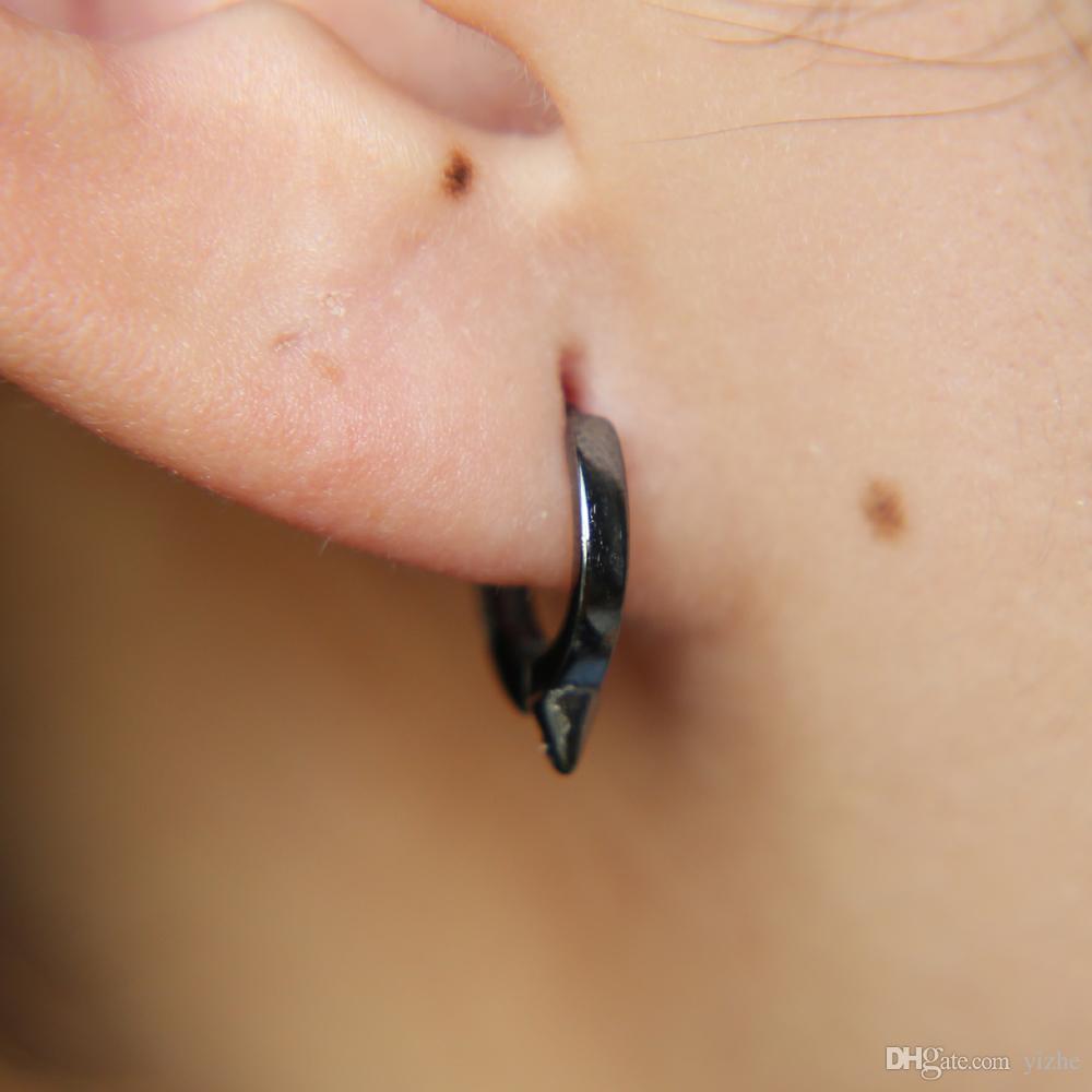 fashion 2024 925 silver mini Circle spike hoop 10mm dainty huggie hoop women girl classic simple gold plated hoop earring