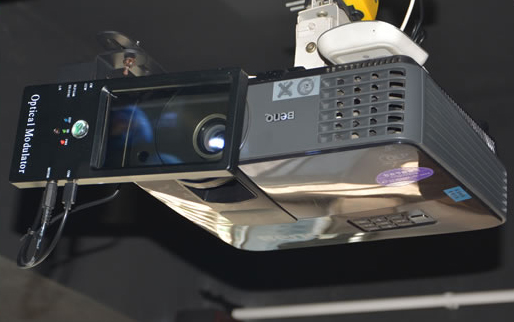 Active shutter 3D glasses to passive polarized 3D stereo with reald cheaply cinema polarizing for all DLP Link projector