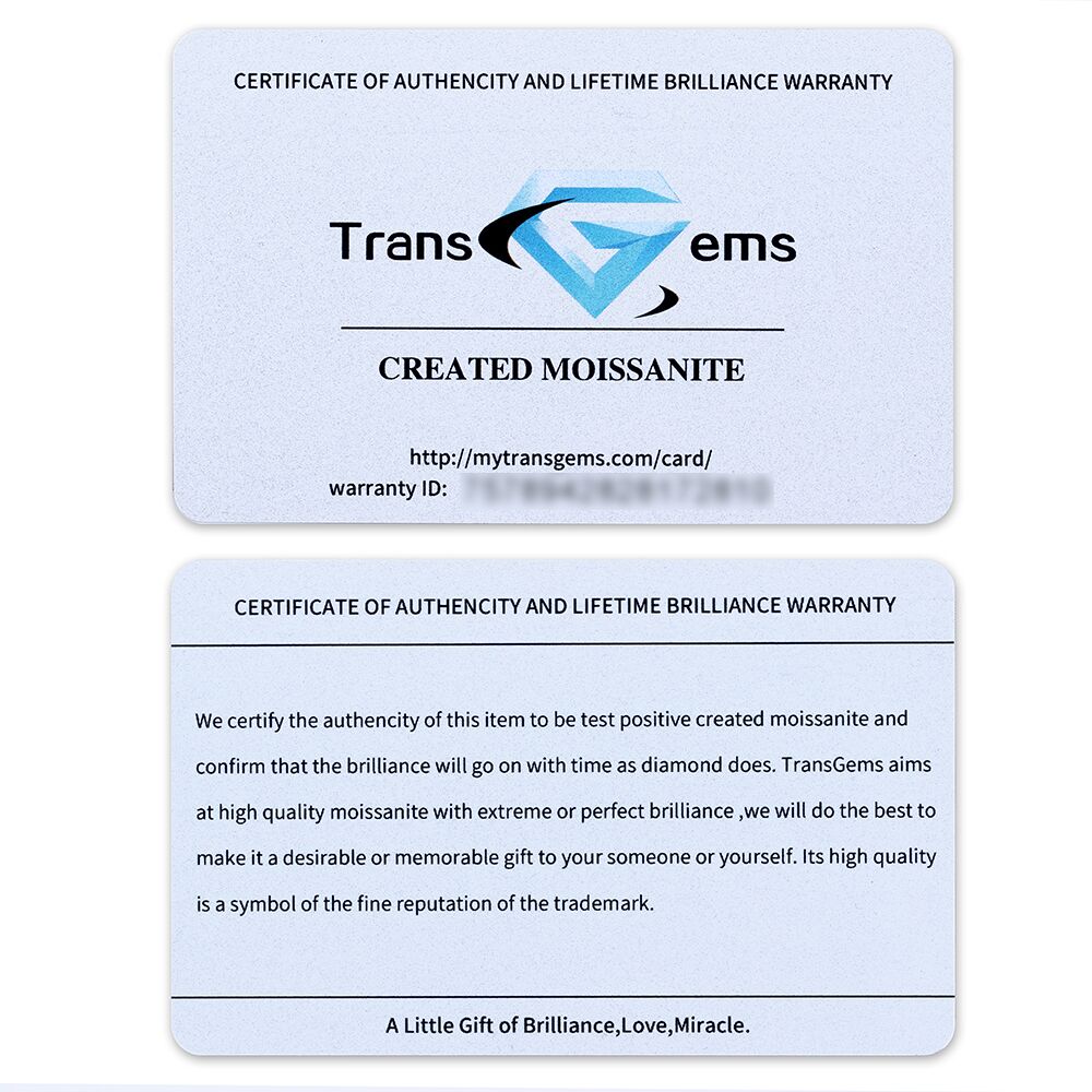 TransGems 0.4ct Carat 4.5mm GH Colorless Round Brilliant Cut Lab Grown Moissanite Diamond Test Postive as Real Diamond