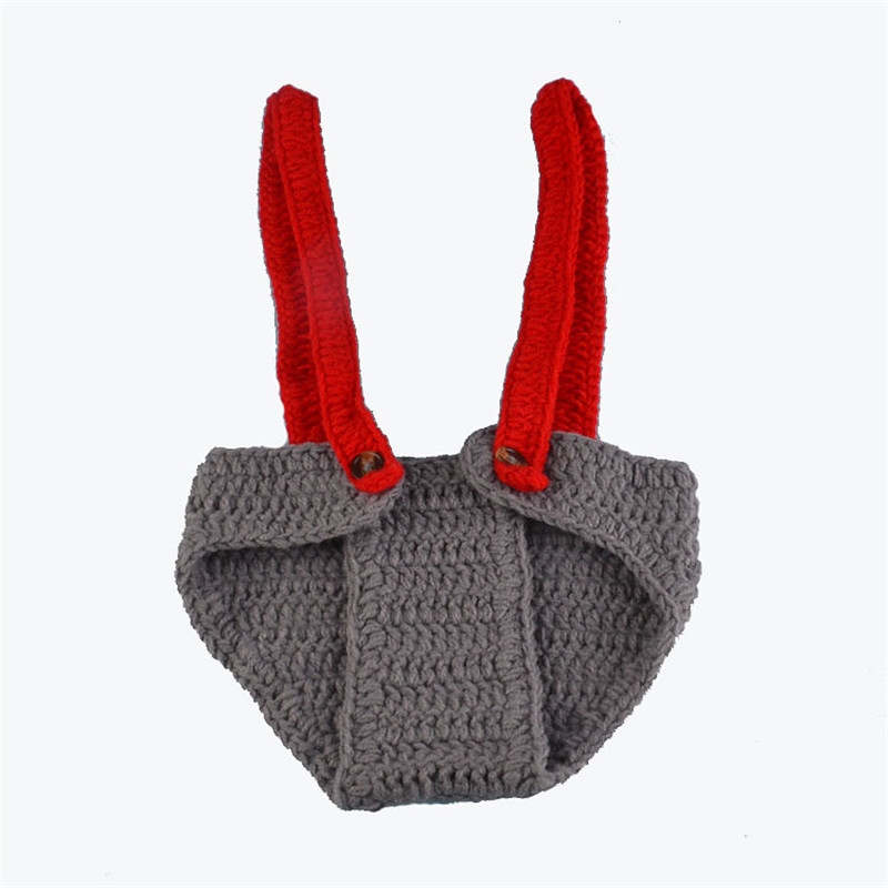 Newborn Baby Photography Props Hat Pant Clothing Set Infant Knit Crochet Costume Soft Outfits+Pants Baby Clothing Photo Wear