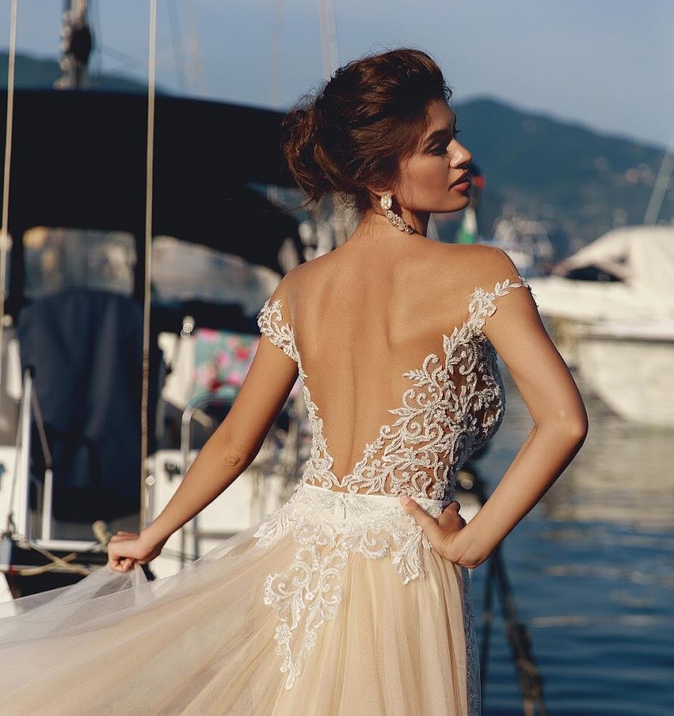 Amazing Mermaid Backless Wedding Dresses Sheer Off The Shoulder Lace Trumpet Bridal Gowns With Detachable Train Tulle vestido de novia