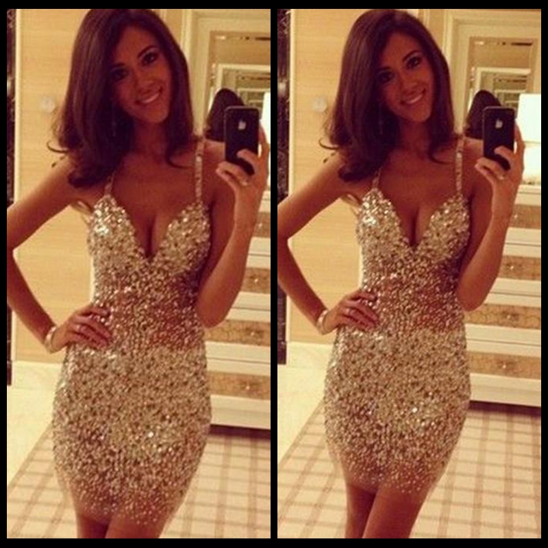 2018 Gold Tight Short Mini Sequined Cocktail Dresses Sexy Luxury Cheap Homecoming Dresses Party Gowns elegant Women Club Dresses, Custom
2018 Gold Tight Short Mini Sequined Cocktail Dresses Sexy Luxury Cheap Homecoming Dresses Party Gowns elegant Women Club Dresses, Custom