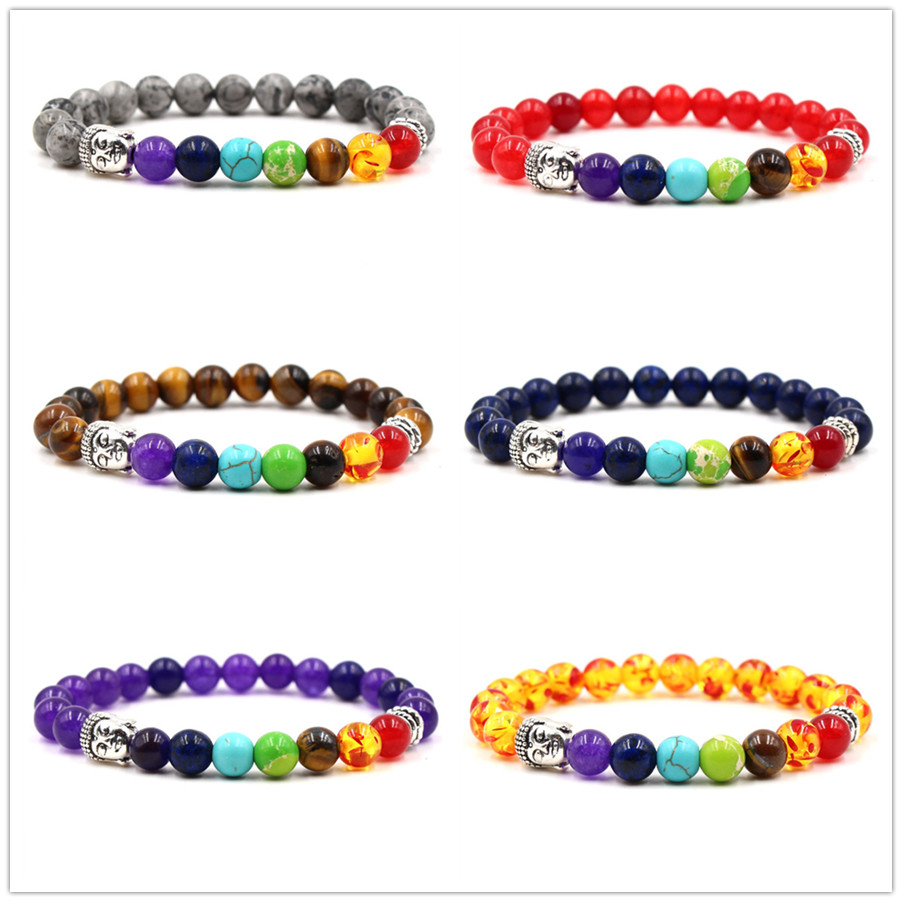 7 Chakra Beads Bracelet Tophus Black Natural Stone Bracelet Men Balance Yoga Pulseira Feminina Buddha Prayer Jewelry
7 Chakra Beads Bracelet Tophus Black Natural Stone Bracelet Men Balance Yoga Pulseira Feminina Buddha Prayer Jewelry