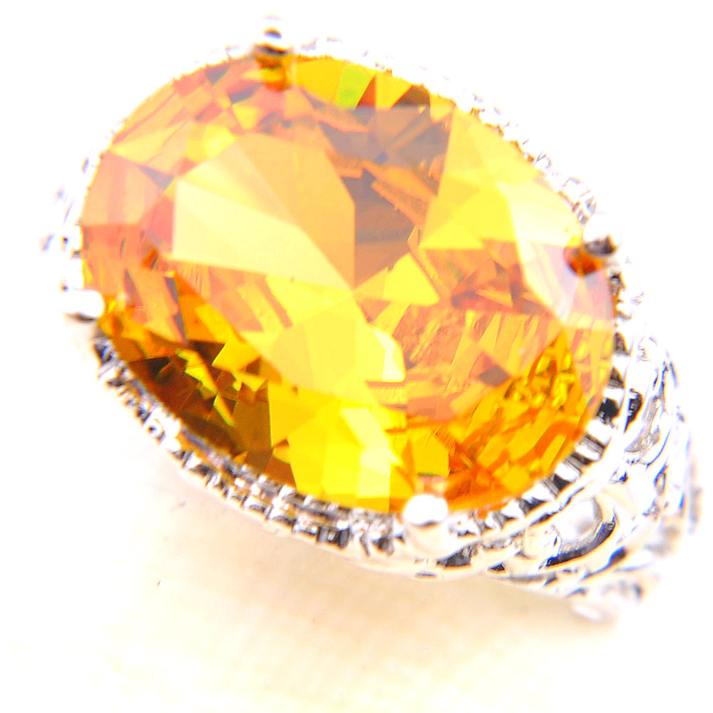 Cheap Wholesale 2pcs/lot Oval Fire Royal Citrine Gemstone 925 Sterling Silver Ring Cubic Zirconia Women Weddings Jewelry Ring Gift
Cheap Wholesale 2pcs/lot Oval Fire Royal Citrine Gemstone 925 Sterling Silver Ring Cubic Zirconia Women Weddings Jewelry Ring Gift