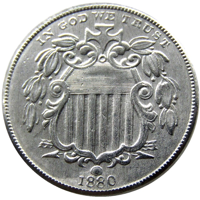 US 1880-1883 Shield Nickel Five Cents Copy Decorative Coin home decoration accessories
US 1880-1883 Shield Nickel Five Cents Copy Decorative Coin home decoration accessories