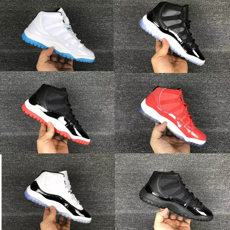 Kids Shoes 11s Space Jam Bred Concord Gym Red Basketball Shoes Children Boy Girls White Pink Sneakers Toddlers Birthday Gift, Black
Kids Shoes 11s Space Jam Bred Concord Gym Red Basketball Shoes Children Boy Girls White Pink Sneakers Toddlers Birthday Gift, Black