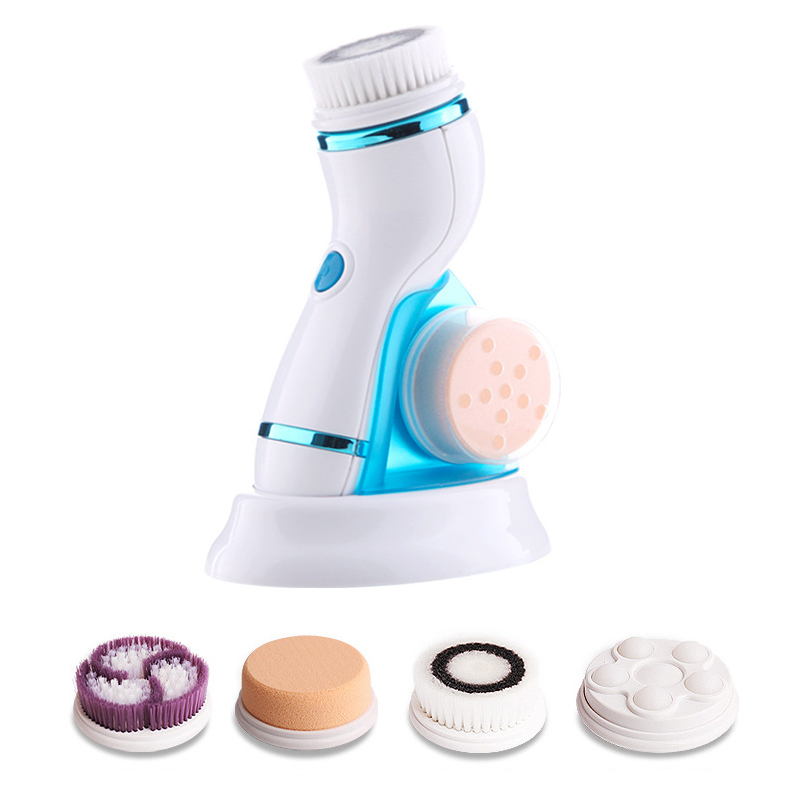 4 In 1 Ultrasonic Electric Facial Cleansing Brush Massager Rechargeable Pore Face Cleaning Device Skin Care Brush For Face C18111401
4 In 1 Ultrasonic Electric Facial Cleansing Brush Massager Rechargeable Pore Face Cleaning Device Skin Care Brush For Face C18111401