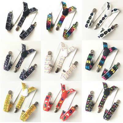 10 Colors Children's Boys Kids Printing Suspenders Cartoon Pattern Elastic Adjustable Straps 3 Clip-on Y-Back Braces ETBD036-47
10 Colors Children's Boys Kids Printing Suspenders Cartoon Pattern Elastic Adjustable Straps 3 Clip-on Y-Back Braces ETBD036-47