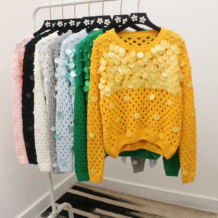 Autumn beading sequins Hollow out knitted Sweater jumpers pull femme Women long Sleeve o-neck Pullovers, Army green
Autumn beading sequins Hollow out knitted Sweater jumpers pull femme Women long Sleeve o-neck Pullovers, Army green
