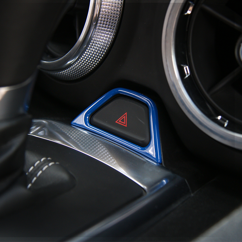 Car Emergency Lamp Switch Decoration Trim For Chevrolet Camaro Interior Accessories