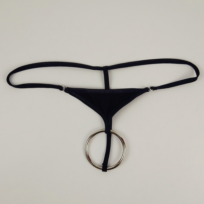 Mens Cock Ring Jockstrap Open Crotch Sexy G-String Man Male Gay Underwear Hollow Out Bikini Thongs Tanga Panties Exotic Lingerie C18111601 - view 5