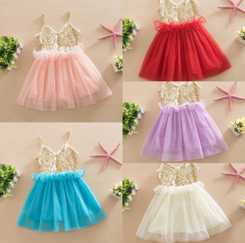 Baby Girls Sequin Dresses Summer girls vest dress baby party Princess Dress sleeveless kids dresses es, Multi-color
Baby Girls Sequin Dresses Summer girls vest dress baby party Princess Dress sleeveless kids dresses es, Multi-color