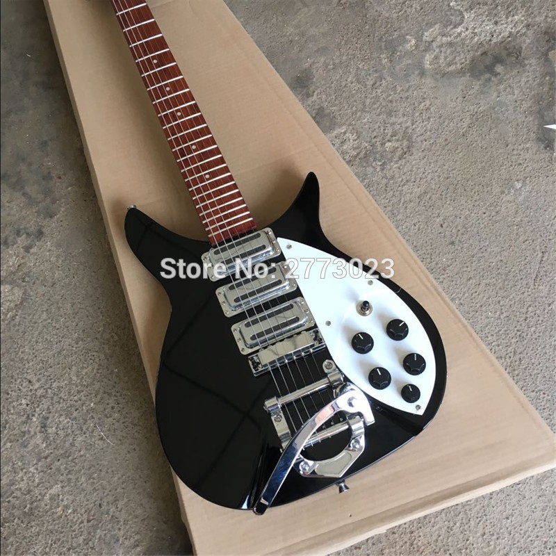 3 pickup rick -backer 325 electric guitar,Give the signature,Real photos,free shipping White guard plate, gold guard plate sele
3 pickup rick -backer 325 electric guitar,Give the signature,Real photos,free shipping White guard plate, gold guard plate sele