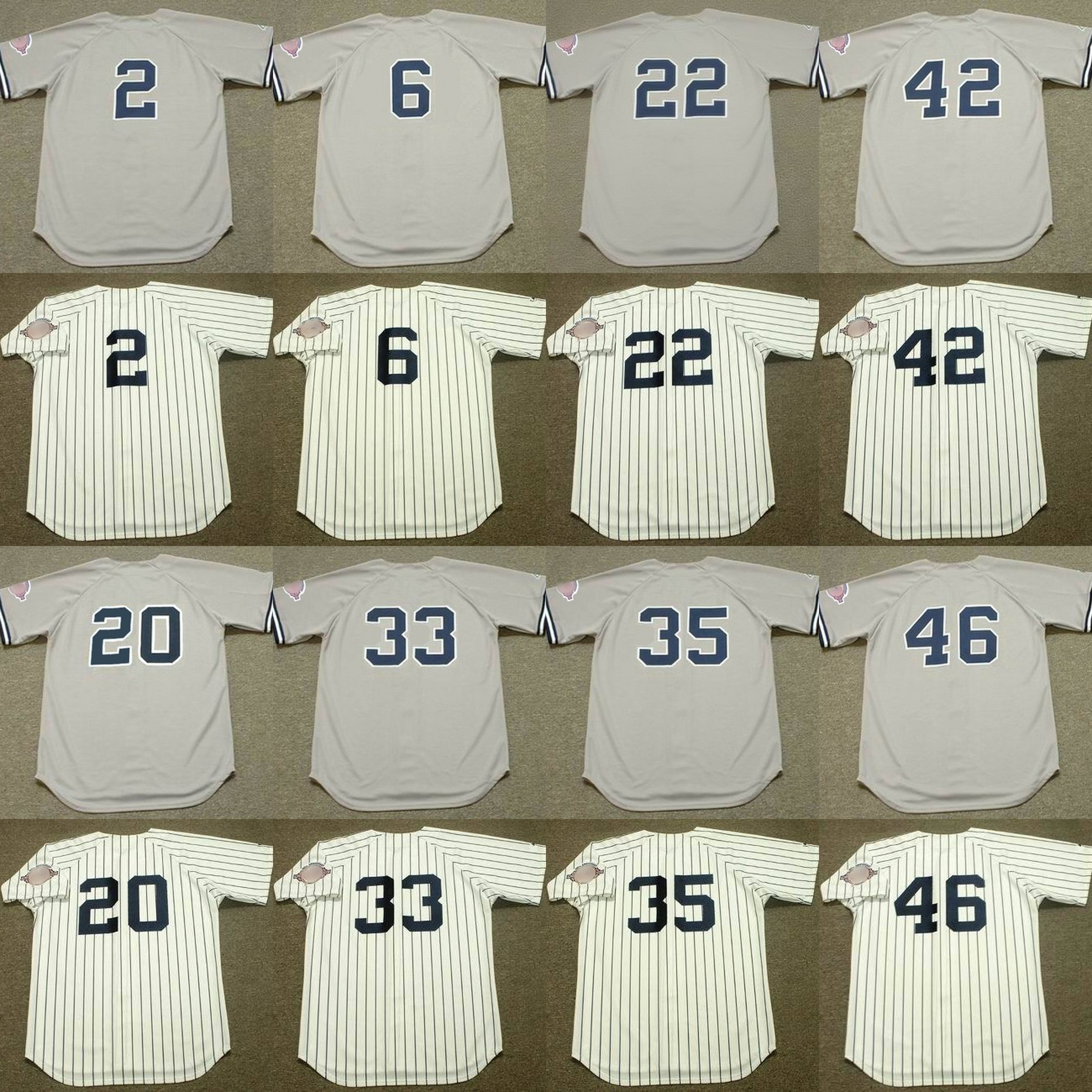 Men 2 JETER 35 MIKE MUSSINA 6 JOE TORRE 35 MIKE MUSSINA 20 JORGE POSADA 22 ROGER CLEMENS 33 DAVID WELLS 1983 Home Baseball Jersey
Men 2 JETER 35 MIKE MUSSINA 6 JOE TORRE 35 MIKE MUSSINA 20 JORGE POSADA 22 ROGER CLEMENS 33 DAVID WELLS 1983 Home Baseball Jersey