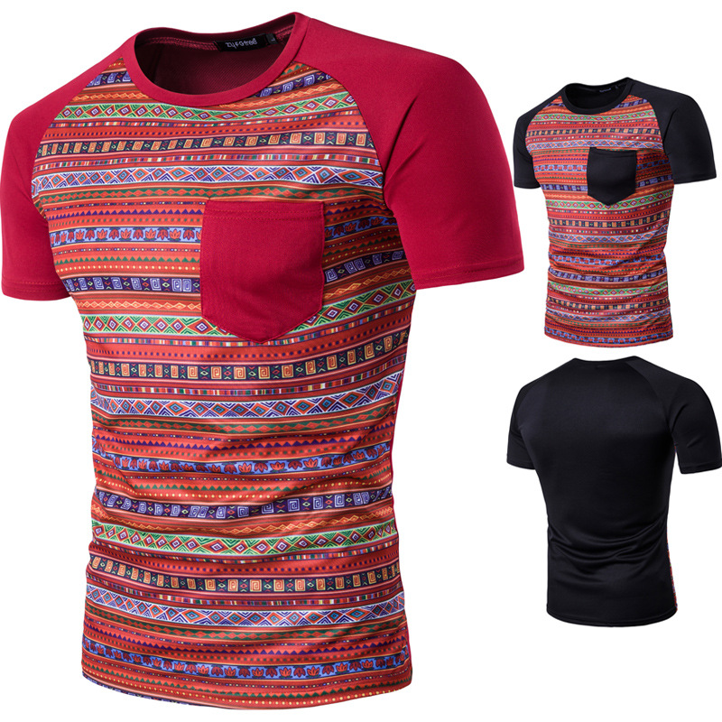 Men's digital printing Raglan T-shirt summer street wear short sleeved sport half sleeve shirt, Red
Men's digital printing Raglan T-shirt summer street wear short sleeved sport half sleeve shirt, Red