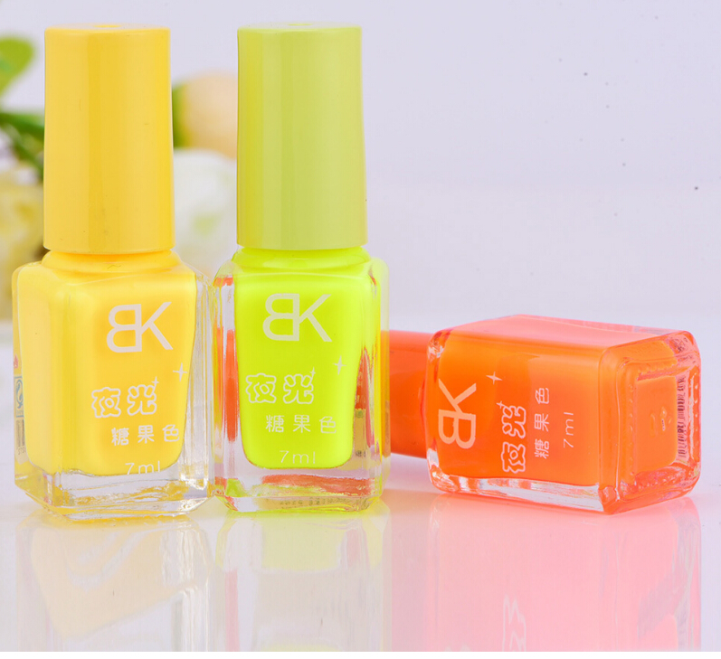 20 Candy Colors Nail Polish Glow in the Dark Nail Polish Fluorescent Nail Art Polish Enamel Cheap Price