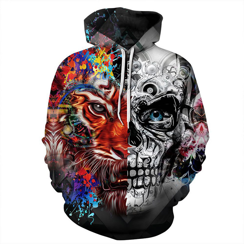New brand mens designer hoodies printed 3d hoodies skull tiger thin tracksuit hooded coat drop shipping, As picture
New brand mens designer hoodies printed 3d hoodies skull tiger thin tracksuit hooded coat drop shipping, As picture