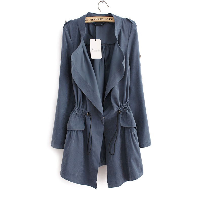 2018 Korean Casual Trench Coat Autumn Winter Elegant Drawstring Waist Long Trench For Women Plus Size Roupas Feminina Hot Sale, Beige
2018 Korean Casual Trench Coat Autumn Winter Elegant Drawstring Waist Long Trench For Women Plus Size Roupas Feminina Hot Sale, Beige