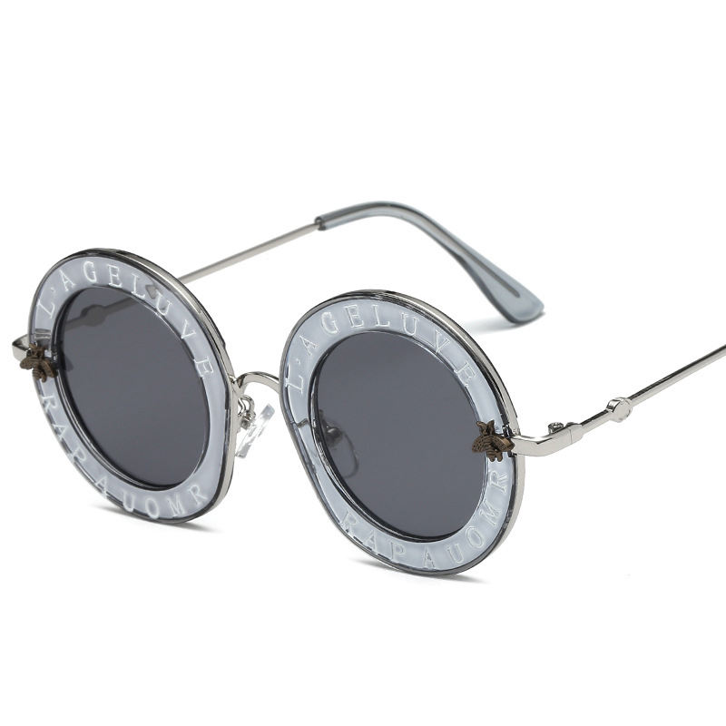 Designer Sunglasses For Women Mens Fashion Little Bee Glasses Letter Pattern Vintage Retro Round Sunglass