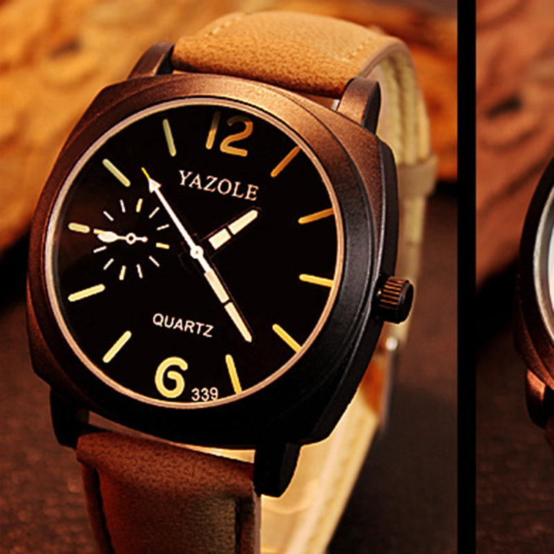 USA watches men's luminous fashion Casual simple personality student watch square dial quartz man's Wristwatches, Brown+black
USA watches men's luminous fashion Casual simple personality student watch square dial quartz man's Wristwatches, Brown+black