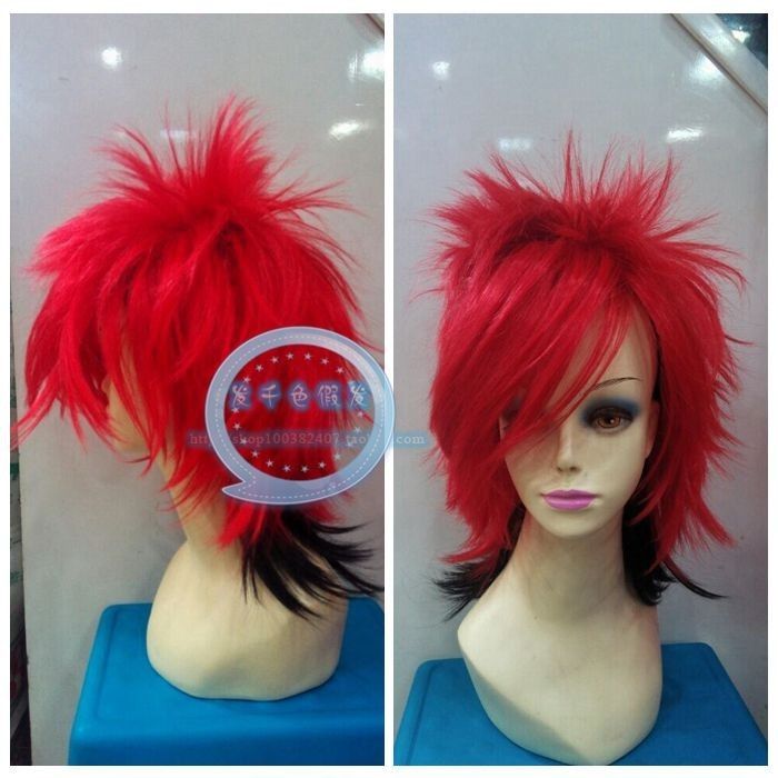 Cosplay Wigs Hideto Matsumoto Hide X JAPAN Mixed Red And Black Short Hair Wig, Picture color
Cosplay Wigs Hideto Matsumoto Hide X JAPAN Mixed Red And Black Short Hair Wig, Picture color