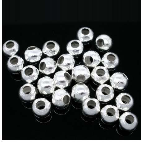 Silver Plated Smooth Ball Spacer Beads Pick Size 2/2.4/3/4/5/6/8/10mm in Dia. Jewelry Making Findings Wholesale
Silver Plated Smooth Ball Spacer Beads Pick Size 2/2.4/3/4/5/6/8/10mm in Dia. Jewelry Making Findings Wholesale