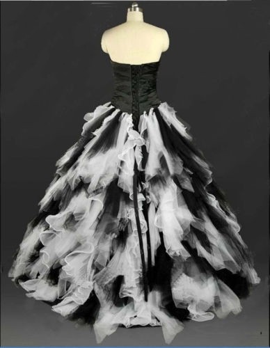 2020 High Quality White Black Ball Gown Quinceanera Dresses Beaded Crystal Formal Party Gown Vestidos De 15 Anos QC1277