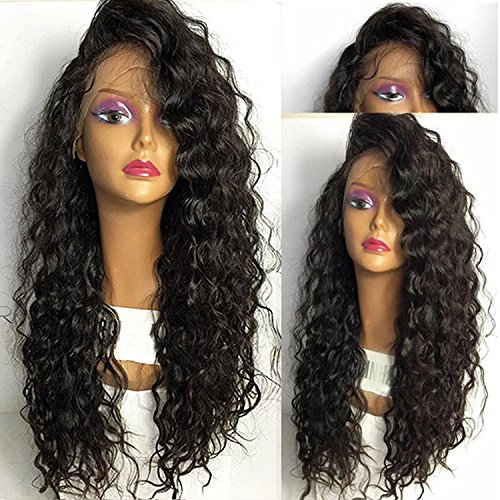 360 Lace Frontal wig Pre plucked 360 full lace human hair wigs 150% density deep curly virgin remy front Diva2