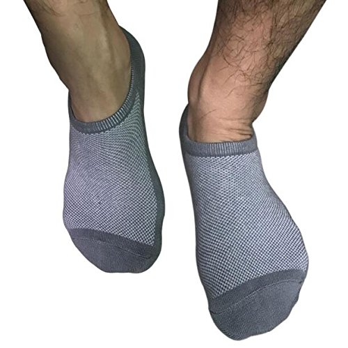 No Show Socks Men6 Pairs Mens Cotton Low Cut Socks NonSlip Grips Casual Low Cut Boat Sock Size 61146306887703213