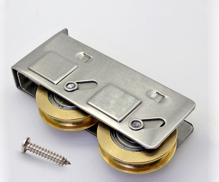 828 type Sliding Door Plastic Steel Screen Window Pulley Aluminum Alloy Brass Wheel Balcony Muted Roller House Hardware