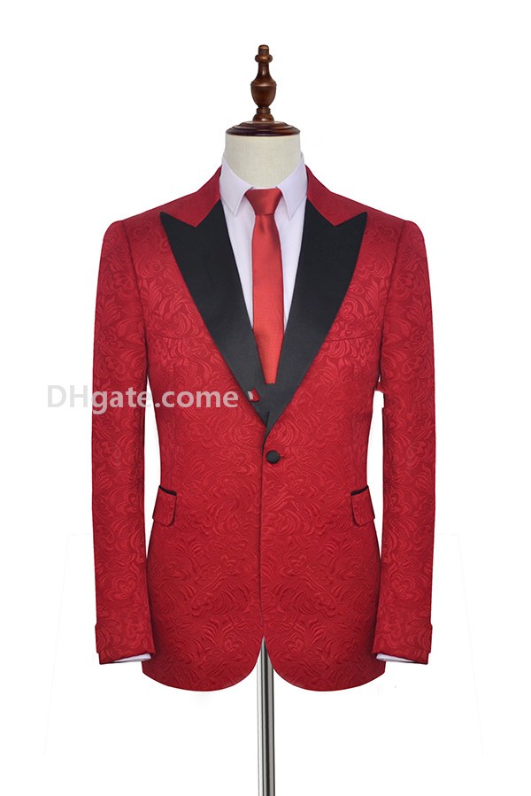 Custom Made Red Paisley Groom Tuxedos Peaked Lapel Side Vent Men Party Groomsmen Suits Mens Business Suits (jacket+Pants+Tie) NO;26, Same as image
Custom Made Red Paisley Groom Tuxedos Peaked Lapel Side Vent Men Party Groomsmen Suits Mens Business Suits (jacket+Pants+Tie) NO;26, Same as image