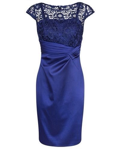 Royal Blue Cap Sleeves Knee Length Mother of the Bride Dresses for Wedding Party Mother of the groom Dresses, Black
Royal Blue Cap Sleeves Knee Length Mother of the Bride Dresses for Wedding Party Mother of the groom Dresses, Black