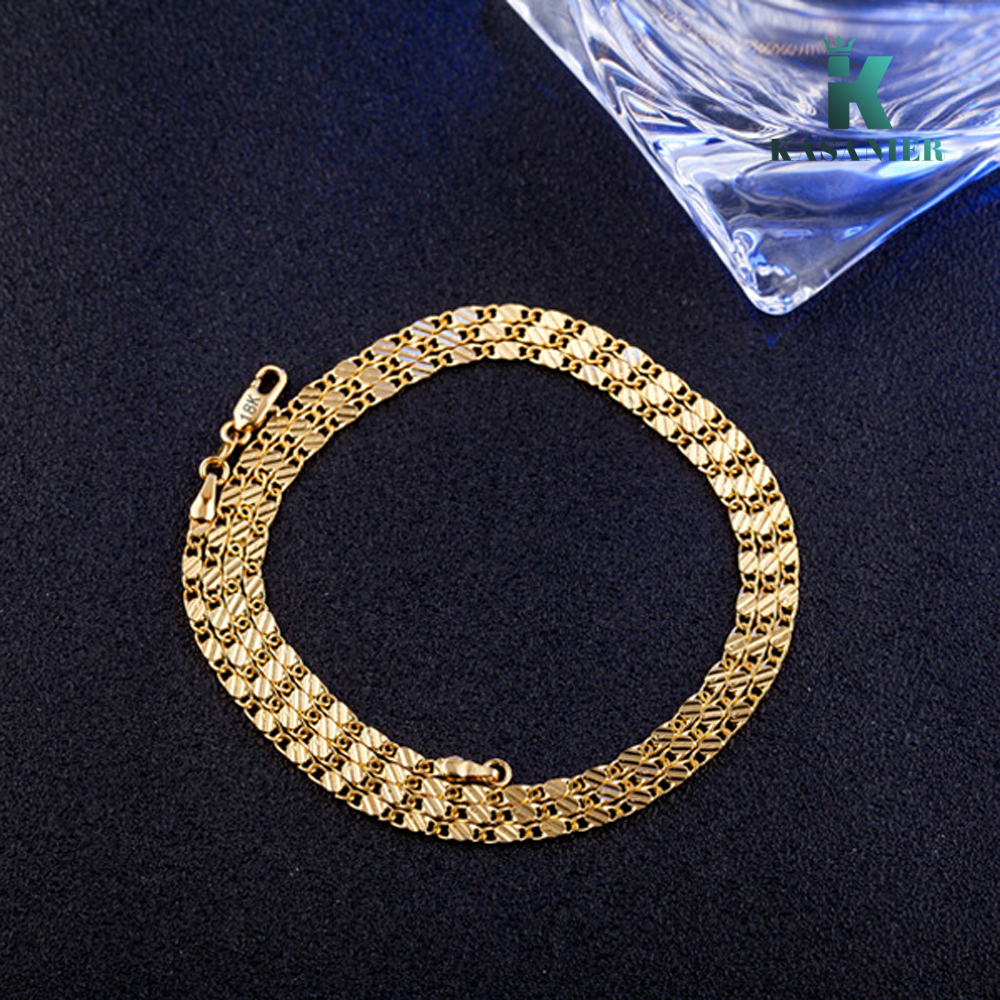 KASANIER 10 pcs/Lot wholesale gold and silver 2MM Clavicular necklace man and woman fashion accessories Jewelry 2018 free shipping
KASANIER 10 pcs/Lot wholesale gold and silver 2MM Clavicular necklace man and woman fashion accessories Jewelry 2018 free shipping