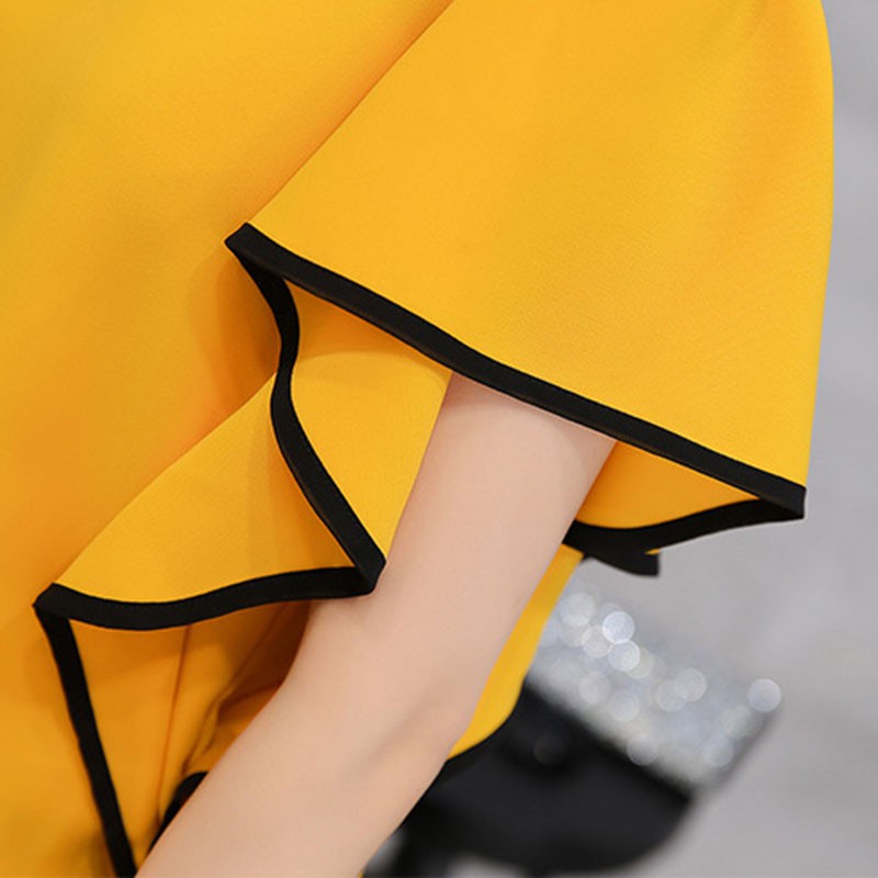 EFINNY Women Summer Suit Plus size Loose Breathable Jacket Cropped Pants Two Sets of Clothes Female