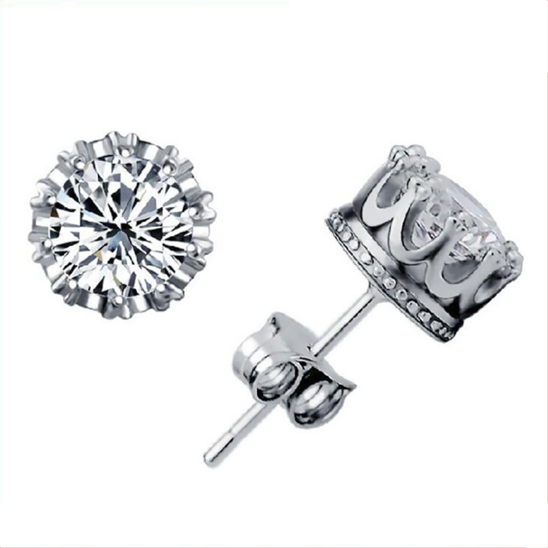 Band New Crown Wedding Stud Earring 2018 New 925 Sterling Silver CZ Simulated Diamonds Engagement Beautiful Jewelry Crystal Ear Rings
Band New Crown Wedding Stud Earring 2018 New 925 Sterling Silver CZ Simulated Diamonds Engagement Beautiful Jewelry Crystal Ear Rings