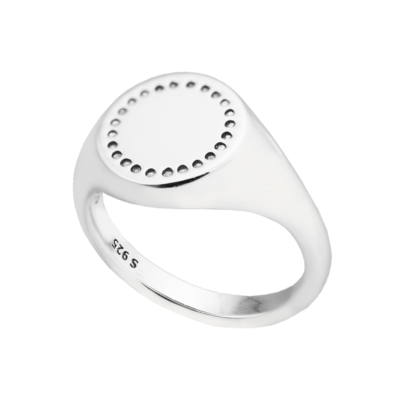 Compatible with Pandora jewelry ring silver Circle Signet rings 100% 925 sterling silver jewelry wholesale DIY For Women
Compatible with Pandora jewelry ring silver Circle Signet rings 100% 925 sterling silver jewelry wholesale DIY For Women