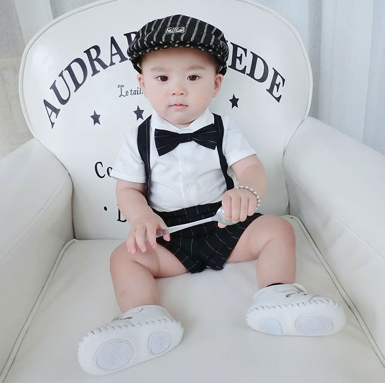 New Arrival Baby Boy Clothes Cute Three Pieces 100% Cotton Comfortable Spring Summer Boys Clothing In Stock (3M-36M)