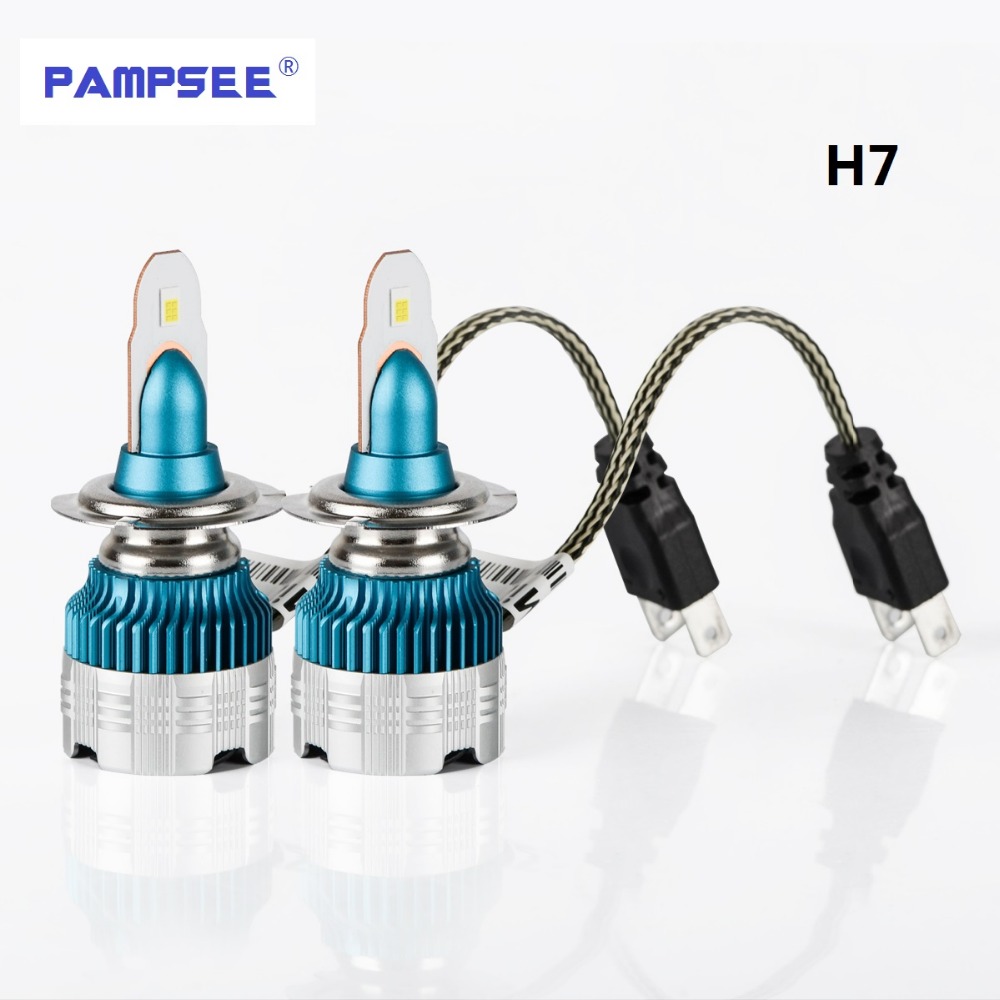 PAMPSEE Auto Scheinwerfer Mini2 Birne H7 H11 LED H4 H1 9005/HB3 9006/HB4 H13 8000Lm 6000k 12v 24v Auto Nebel Licht Scheinwerf