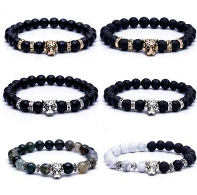 Classic Natural stone Beads men's bracelets Charm Lucky Golden & Silver Tiger Leopard Bracelets for men Stone Beads bracelet
Classic Natural stone Beads men's bracelets Charm Lucky Golden & Silver Tiger Leopard Bracelets for men Stone Beads bracelet